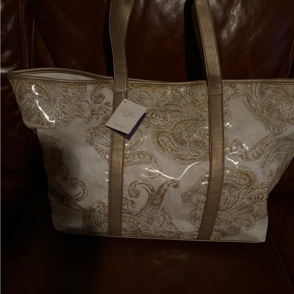 CHICO'S Limited Edition Holiday 2009 Pret-A-Paisley Tote